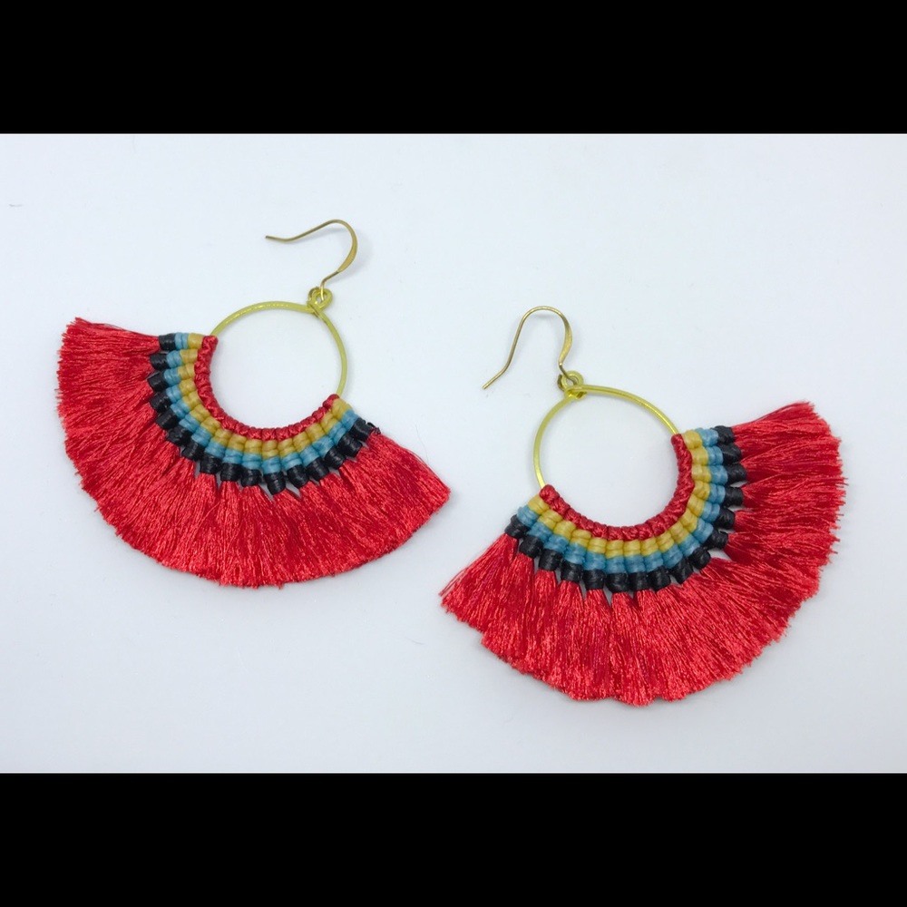 Fringe earrings
